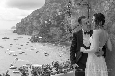 Stunningly romantic wedding in Positano